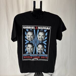 Gabriel Iglesias Unity Through Laughter World Tour 2015 Black Approx Size Large